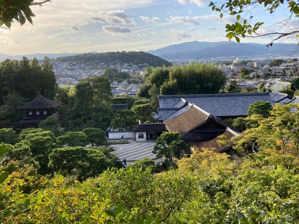 Ginkakuji observation deck 銀閣寺 展望台