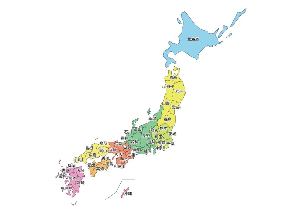 日本地図