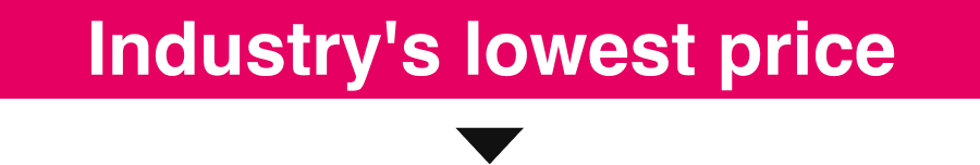 Industry's lowest price