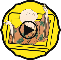 Comfortable video viewing illustration